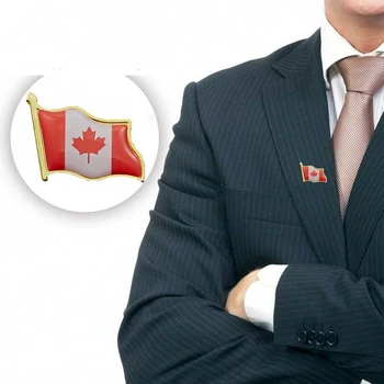 5VNT Aukso Kanados Klevo Lapas, Kanada Pasididžiavimas Vėliavos Atvartas Skrybėlę Kaklaraištis Pin Sagė