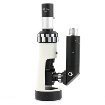 1/set Pramonės Kišeninis Nešiojamas Metalografines Mikroskopu Priartinimas 100X-400X Poliarizaciniai Šviesos Mikroskopu + Magnetinis pagrindas poliarizuotos šviesos reguliatorius