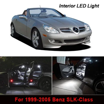 11X Klaida Nemokama Automobilių LED Šviesos Interjero Rinkinys 1999-2005 Mercedes Benz SLK-Klasės Žemėlapis Dome Kamieno Daiktadėžė Licenciją Plokštelės Šviesos