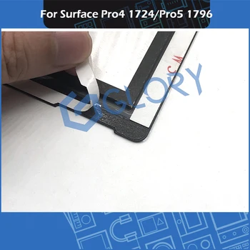 50set/Daug Microsoft Surface Pro4 1724 Pro5 1796 LCD Ekrano Lipdukas Touch Ekranas, Priekinė Panelė Juosta Lipni Juostele Popieriaus rinkinys