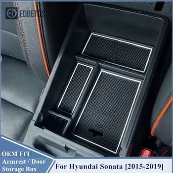 Automobilių Porankiu Dėžutės Saugojimo Konsolė Organizatorius Bako Laikiklis Dėžutė Hyundai Sonata 2016 2017 2018 2019 Priedai