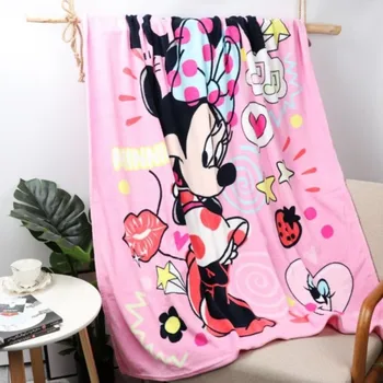 Disney Flanelė, Antklodė, Mickey Minnie Mouse Pink Antklodė Berniukas Mergaitė Naujagimiui Vaikų Debesų Antklodės 117x152cm