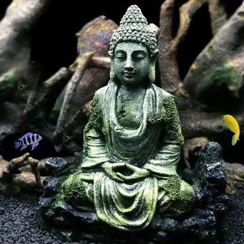 Akvariumo Dekoracija Amatų Reikmenys Budos Statula Ornamentu Dervos Žuvų Bakas