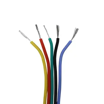 Silikono 20AWG 6M lanksti silikoninė viela konservų vario laidų ir kabelių suvyta viela 10 spalva pasirinktinai 