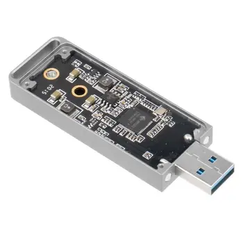 2VNT XT-XINTE M2 USB 3.1 Gaubto Adapteris M. 2 USB3.1 Gen2 Rūšis-1000MB/s Atveju NVME M. 2 2230 2242 SSD Išorinio Langelį