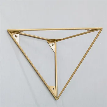 Trikampio Kampas, Pertvaros Laikiklis Aukso Baldai Clapboard Stalčiuko Sienos Lentynos Montuojamas Guolis Paramos Dekoro Įrengimas