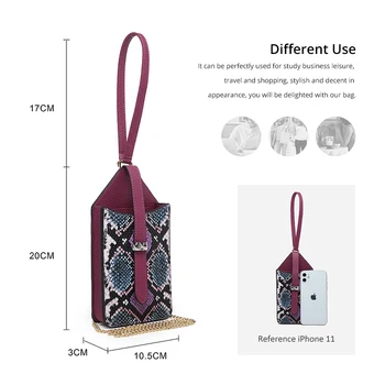 REALER moterų maišelį crossbody krepšys mažų mobilųjį telefoną rankinėje ponios mini pečių maišą Gėlių Serpentine rankinėje Telefono dėklas