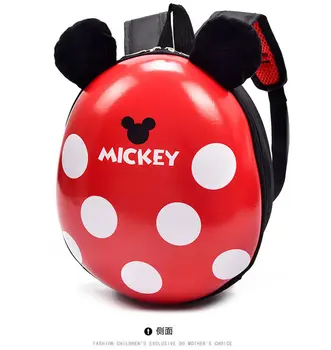 2019 NEW Mickey Mouse Trapus Pliušinis Kuprinės Disney mielas Gyvūnų Minnie Chafer žaislai berniukų Mokyklos Kuprinė Maišelis vaikų dovanų