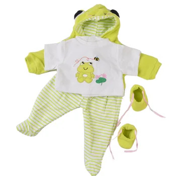 Lėlės drabužiai Tinka 50 - 60cm Baby Doll bebe Atgimsta vaikiška suknelė aukštos kokybės visų medvilnės drabužius 