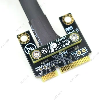 Stove PCIe 1x PCI-E x1 Į Mini PCIe Pusę mPCIe Stovo Adapteris Kortelės Alkūnė Dizaino Gen3.0 Kabelis 8Gbps Mini PCI-E 1 PCI-Express