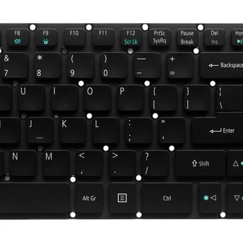 Naujas JAV klaviatūros Acer Aspire V17 VX15 VN7-593 VN7-793 VN7-793G VX5-591 MUMS nešiojamojo kompiuterio Klaviatūra juoda