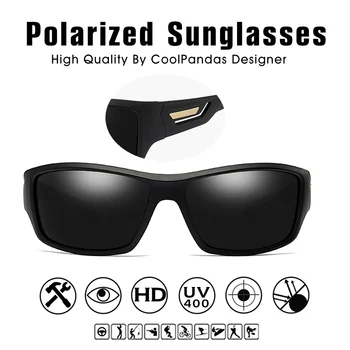 Mados Vėjo Poliarizuoti Akiniai nuo saulės Vyrams, Prekės ženklo Dizaineris Kelionės Vyrų Veidrodėliai Saulės Akiniai Vairavimo Anti-UV Oculos De Sol Masculino