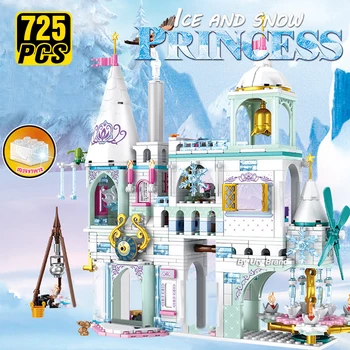 4in1 Draugais Serijos POP Star House Dizaineris Princesė Statybos Nustatyti Modelio Blokai Žaislai Mergaitėms 