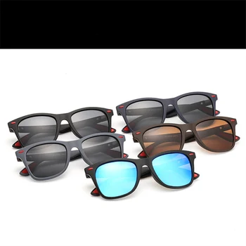 Naujas poliarizuota vyriški akiniai nuo saulės mados UV400 moteriški akiniai nuo saulės classic prekės ženklo dizainas aikštė akiniai sporto vairavimo akiniai nuo saulės