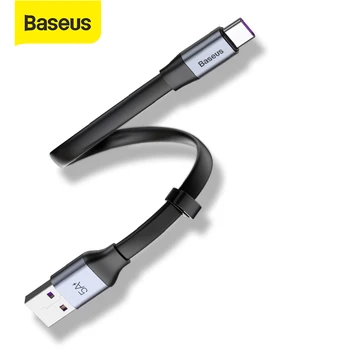 Baseus 5A USB C Tipo Kabelis forhuawei 30 Pro Mate 20 Super Charge Cable Nešiojamų C Tipo Kabelio 