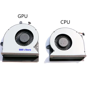 Naujas CPU, GPU Aušintuvo Ventiliatorius/Heatsink For ASUS ROG G751JZ G751 G751JT G751JZ G751JL G751JM G751JY G751M DFS561405PL0T FG15 Radiatorius