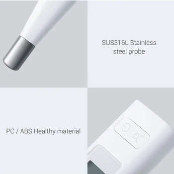 Xiaomi Mijia Protingas Elektros Termometras Skaitmeninis LCD Ekranas Nagų/Ausų Kūno Temperatūra Medicinos Termometras