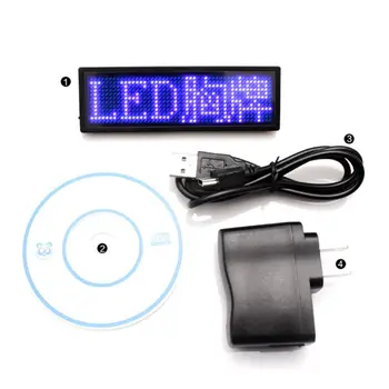 LED Mini Skaitmeninis Programuojamas Slinkimo Įkrovimo Pavadinimas Pranešimą Žymeklį Ženklelis Pasirašyti Whosale & Dropship