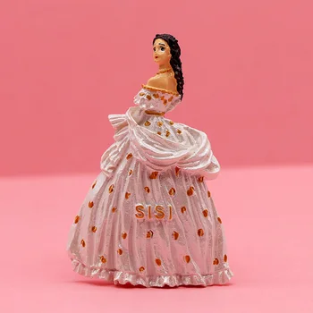 Princesė sissi 3d modelis magnetinis šaldytuvas lipdukas animacinį personažą magnetinio namų puošybai kelionių suvenyrų kolekcija dovana