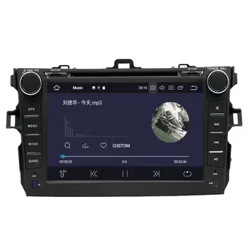 Android 10.0 4G+64GB Automobilio DVD grotuvas GPS navigacija Toyota Corolla 2007-2013 m radijas, diktofonas, GPS navigacija, automobilių vaizdo grotuvai