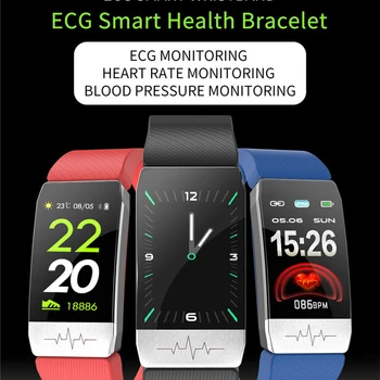 Kūno Temperatūrai Matuoti Smart Žiūrėti Epidemijos Prevencijos Kraujo spaudimui, EKG, Širdies ritmo Monitorius Sveikatos Smartwatch Apyrankė Fitne