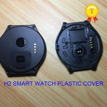 Originalus h2 smartwatch laikrodį smart žiūrėti valandų laikrodį žiūrėti plastiko blackcover juoda padengti atveju diržas diržas h2 phonewatch