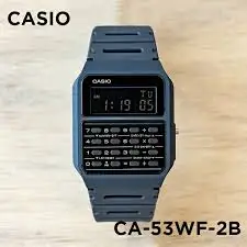 Casio laikrodį, skaičiuotuvą, CA-53WF-2B Mėlyna