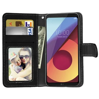 Piniginės Odos Atveju LG K6 Coque Prabanga Atramą Flip Case for už LG K6 Q6a K6+ M700 Apversti Piniginės Telefono atvejais Coque 