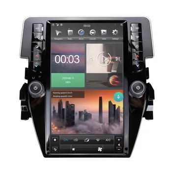 11.8 colių Android automobilio Radijo, GPS Navigacija Honda Civic 2016-2019 autoradio Tesla ekrano auto garso multimedia player