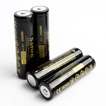 Sofirn 18650 3000mAh Baterija 3,7 V Ličio Akumuliatoriai su PCB Saugomų Valdybos Aukštos Kokybės Nutekėjimo li jonų Bateria