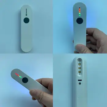 Kišeninis Ultravioletinių Baktericidiniu Šviesos 3 Spalvos Dezinfekavimas uv-C Lempa Portable LED USB Įkrauti Namų Sterilizacija Lemputės, Lempos