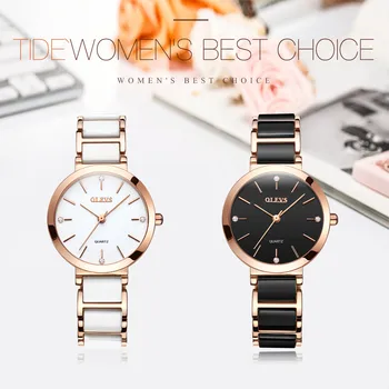 Moterų kvarcinis laikrodis su volframo plieno watchband laisvalaikio stiliaus elegantiškas ponios žiūrėti moterų laikrodis