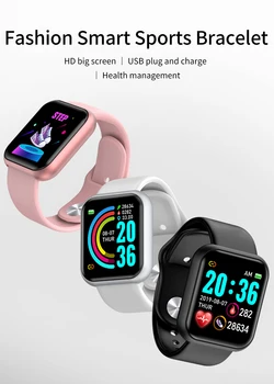 KARŠTO Smart Watch Vyrų jutiklinių Fitness Tracker Kraujo Spaudimas Smart Laikrodis Moterims Jutiklinis LED ekranas nešiojamų apyrankė Iphone 12