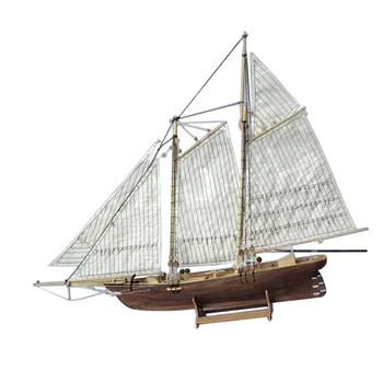 Lenktynių Jachta Amerikos Valtis Rinkinys, Surinktas: Sukurti Savo Mediniai Laivo Modelis