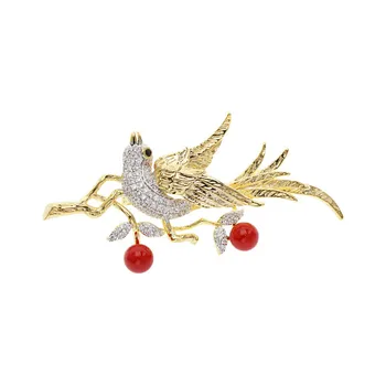 SINZRY hotsale Kubinis cirkonis spalvos phoenix derliaus sagės pin lady elegantiškas kostiumas papuošalai aksesuaras