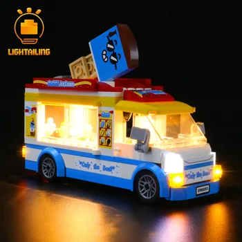 LIGHTAILING LED Šviesos Rinkinys 60253 City Serijos Ledų Sunkvežimis Žaislai, Statyba Blokai Apšvietimas Nustatyti TIK