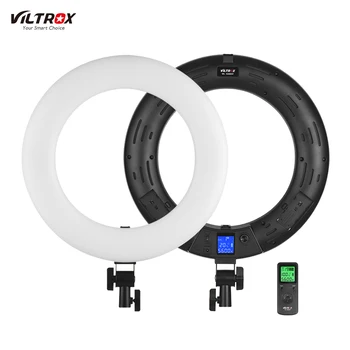Viltrox VL-600T LED Selfie Žiedas Šviesos Studija Žiedas Vaizdo Šviesos Profesinės Užpildyti Šviesos Studija Fotografavimo Portretinė Fotografija