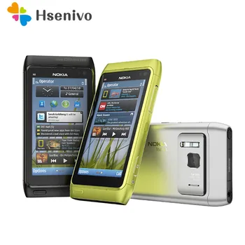Originalus Nokia N8 Mobilusis Telefonas, 3G, WIFI, GPS 12MP Kamera, 3.5