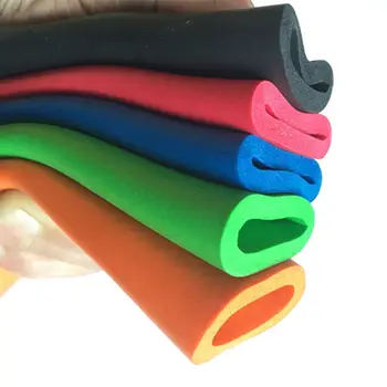 1 metro spalvinga liepsną NBR sklandžiai sponge vamzdis gumos putų vamzdžių sponge rankovės fitneso mechaninė įranga rankenos