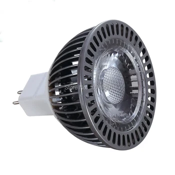 MR16 5W COB LED Vietoje šviesos 12V Aliuminio COB LED Spot elektros Lemputė Šiltai Balta/O Home Office Naudoti Praktiškai COB Akiratyje