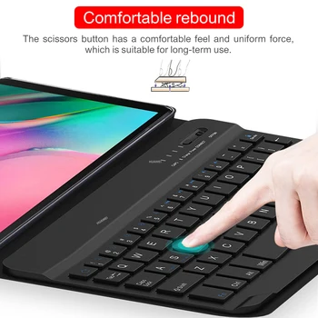 Bluetooth keyboard case for Samsung Galaxy Tab S5E 2019 Atveju 10.5