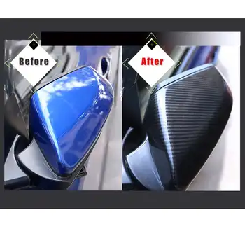Honda Pilietinio 2016 2017 2018 Pakeitimo Anglies Pluošto Stiliaus ABS Galinio vaizdo Šoniniai Durelių Veidrodėliai Wing Dangtelis galinio vaizdo Kepurės