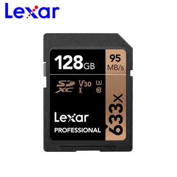 Lexar Originalus SD Kortelės Atminties Kortelė 256 GB 128GB 64G 32 GB, 16 GB UHS-I Flash Card High Speed (Iki Max 95M Class10 Fotoaparatas