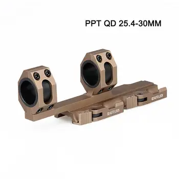 PPT QD monokliai mount Taktinis dual žiedai 25.4 30mm 35mm Picatinny Rail mount QD išmontavimo dobble žiedas medžioklės šautuvas taikymo sritis mount