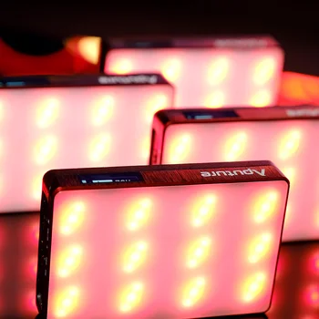 Aputure MC 4-Šviesos Travel Kit RGB LED Šviesos BMT HSI Spalvų Režimas su Belaidžio Įkrovimo Lauke Fotografijos Studija, Lauko užpildykite šviesa