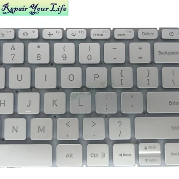 JAV Nešiojamojo kompiuterio Klaviatūra Pakeisti Klaviatūras Xiaomi Mi Sąsiuvinis Oro 12.5 anglų Sidabro Šviesą 6037B01276019Z.ND6BV.001