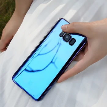 FLOVEME Blue Ray Telefono dėklas Samsung S8 S9 Plus Hard Case Cover 