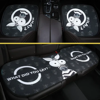 Automobilių universalus sėdynės padengti orui pagalvėlė automobilių animacinių filmų mielas pagalvėlė keturis sezonus universalus kvėpuojantis ledo šilko pagalvės
