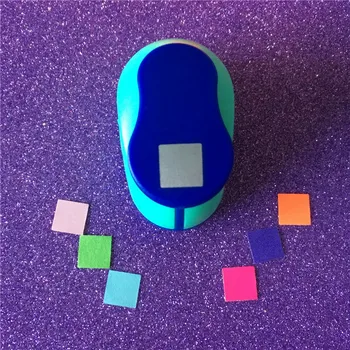Kvadrato formos 1.1 cm EVA putų hole punches paper cutter už atviruką rankų darbo 