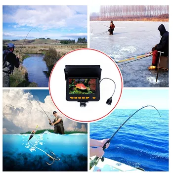 Žuvų Ieškiklis 20M 30M HD 1000TVL Povandeninis Ledo Žvejybos Žuvų Kamera Vaizdo 4.3